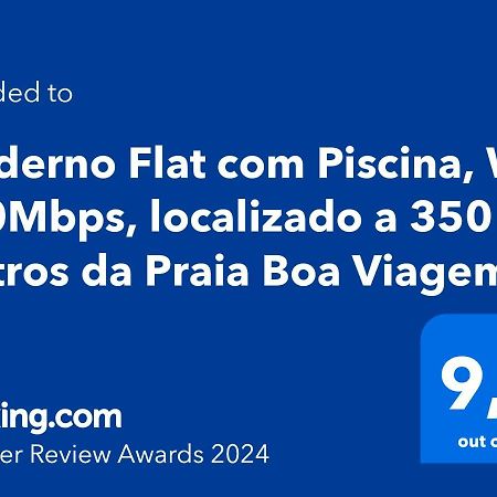 Flat Localizado A 200M Shopping Recife, Bem Perto Da Praia De Boa Viagem E Com Wi-Fi 400Mbps ภายนอก รูปภาพ