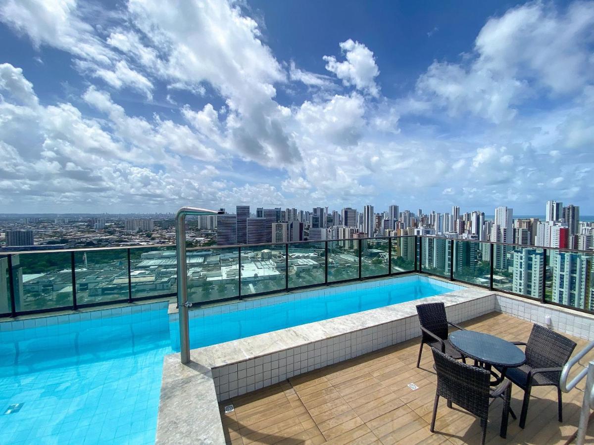 Flat Localizado A 200M Shopping Recife, Bem Perto Da Praia De Boa Viagem E Com Wi-Fi 400Mbps ภายนอก รูปภาพ