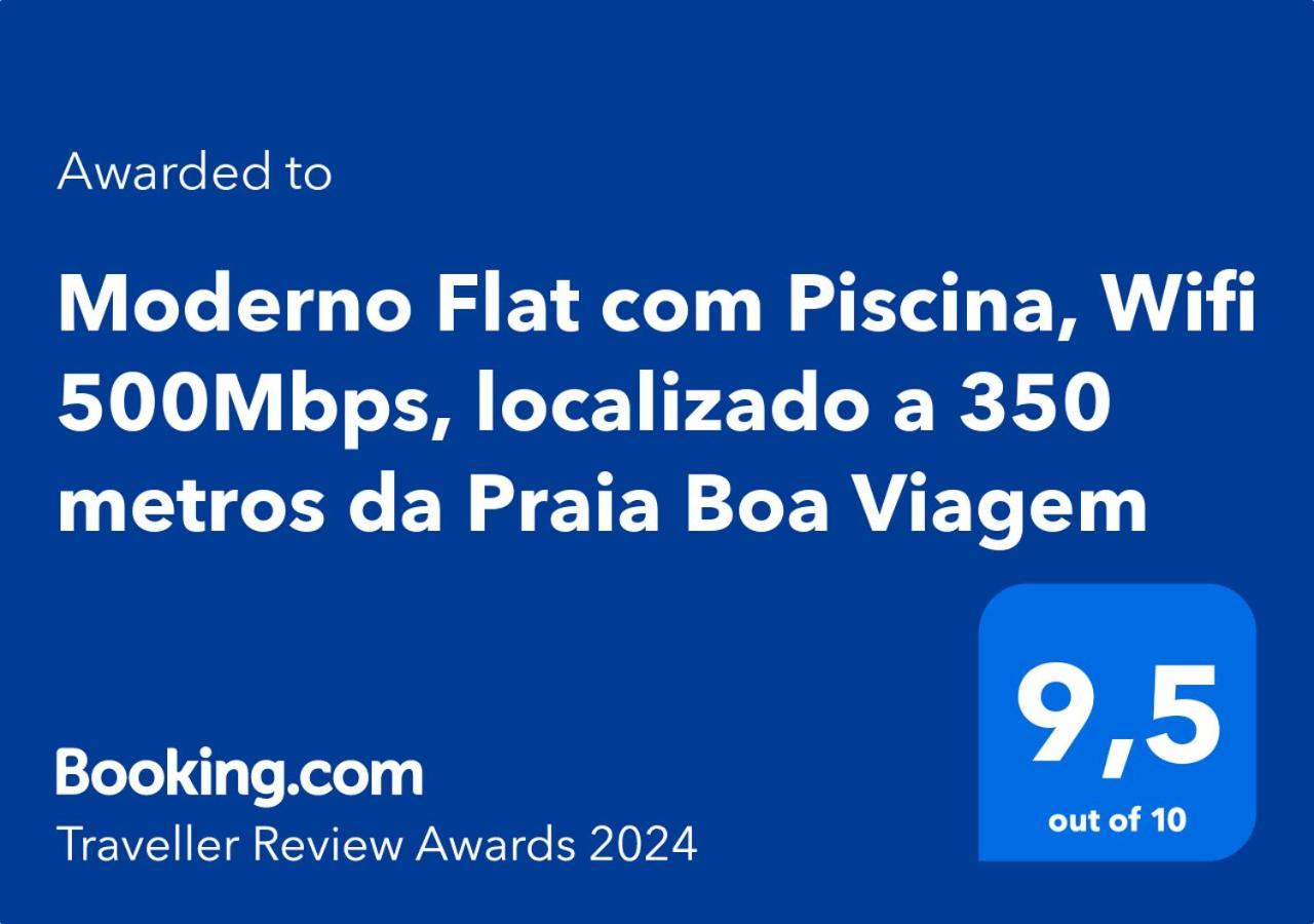 Flat Localizado A 200M Shopping Recife, Bem Perto Da Praia De Boa Viagem E Com Wi-Fi 400Mbps ภายนอก รูปภาพ